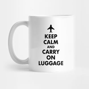 Keep Calm and Carry On Luggage Mug